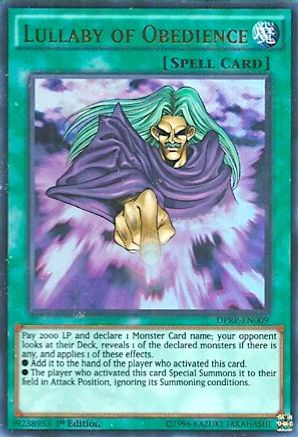 Image of Lullaby of Obedience (DPRP-EN009) - Duelist Pack: Rivals of the Pharaoh 1st Edition
