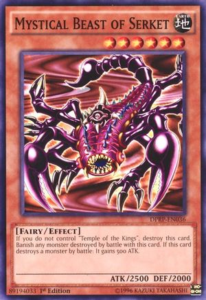 Image of Mystical Beast of Serket (DPRP-EN036) - Duelist Pack: Rivals of the Pharaoh 1st Edition