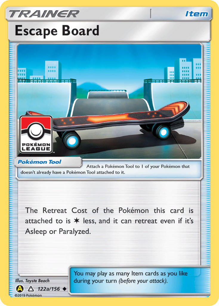 Image of Escape Board 122a/156  - Reverse Holofoil League & Championship Cards - Promo
