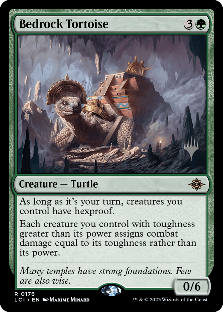 Image of Bedrock Tortoise (PPLCI-176) - The Lost Caverns of Ixalan Promos Foil