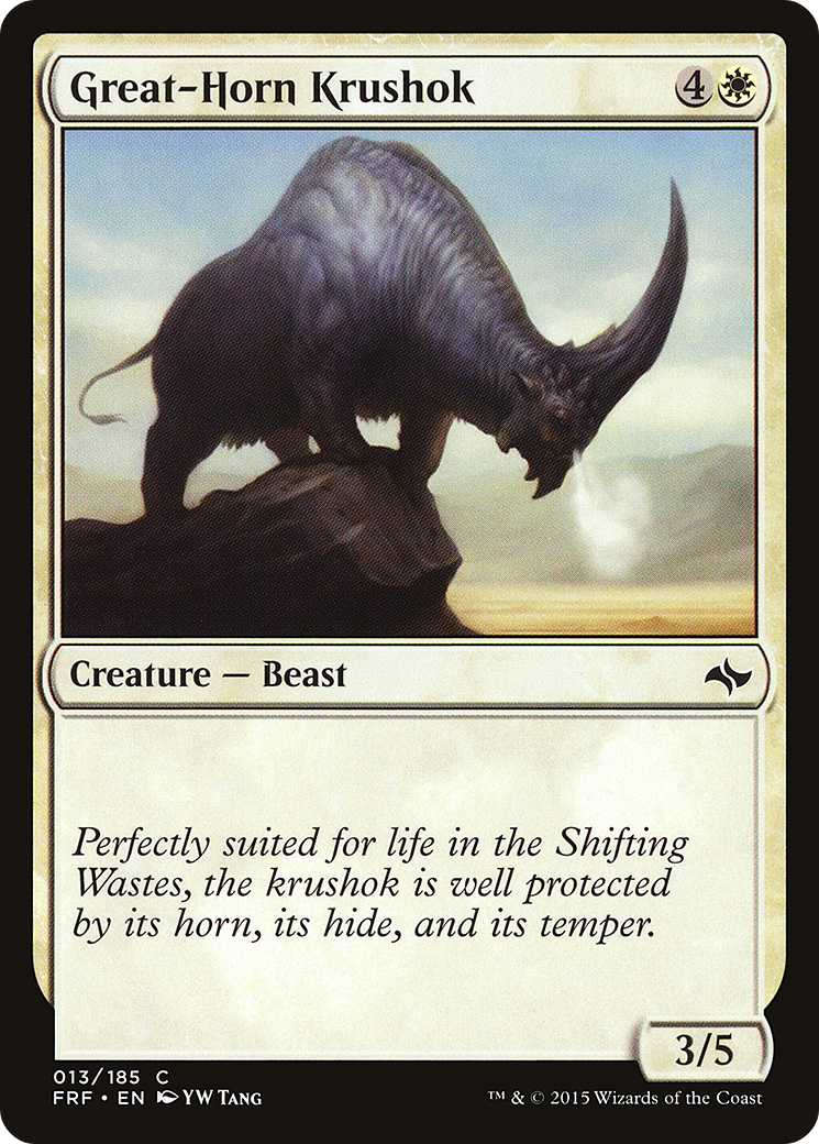 Image of Great-Horn Krushok (FRF-013) - Fate Reforged