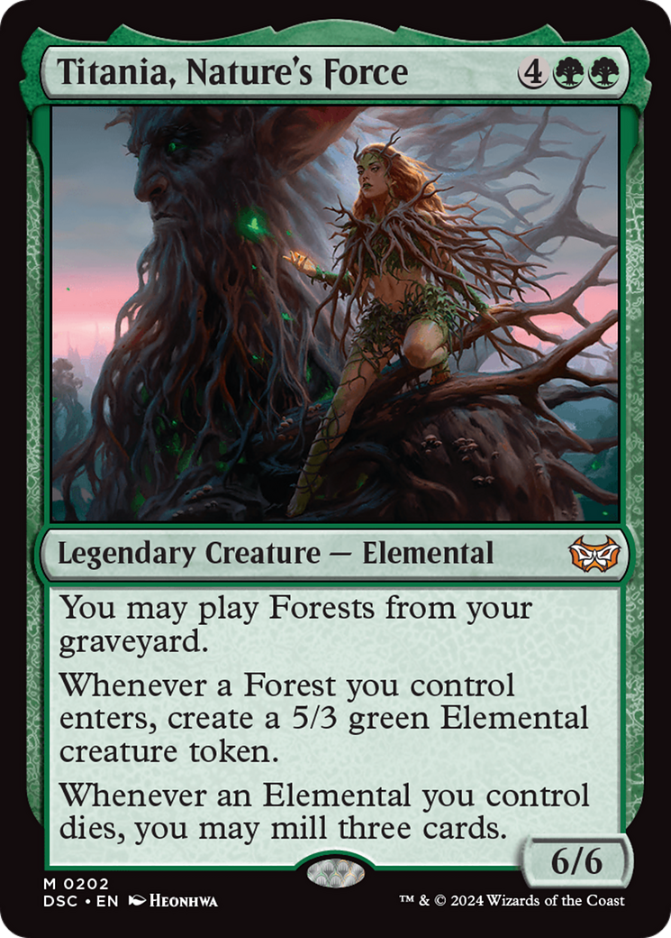 Image of Titania, Nature's Force (DSC-202) - Duskmourn: House of Horror Commander