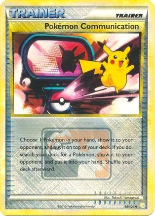 Image of Pokemon Communication 098/129  - Reverse Holofoil League & Championship Cards - Promo