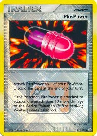 Image of PlusPower 112/127  - Reverse Holofoil League & Championship Cards - Promo