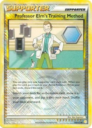 Image of Professor Elm's Training Method 100/123  - Reverse Holofoil League & Championship Cards - Promo