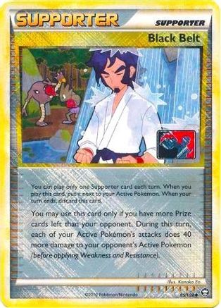 Image of Black Belt 085/102  - Reverse Holofoil League & Championship Cards - Promo