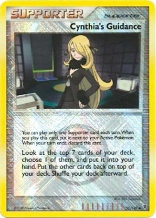 Image of Cynthia's Guidance 136/147  - Reverse Holofoil League & Championship Cards - Promo