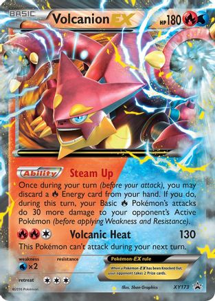 Image of Volcanion EX XY173  - Holofoil XY Promos - Promo