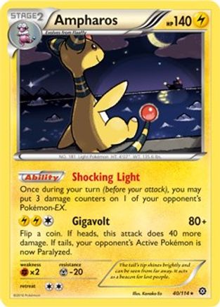Image of Ampharos 040/114  Deck Exclusives - Rare