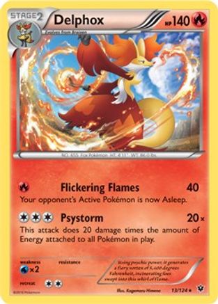 Image of Delphox 013/124  Deck Exclusives - Rare