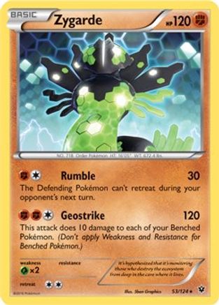 Image of Zygarde 053/124  - Holofoil Deck Exclusives - Holo Rare