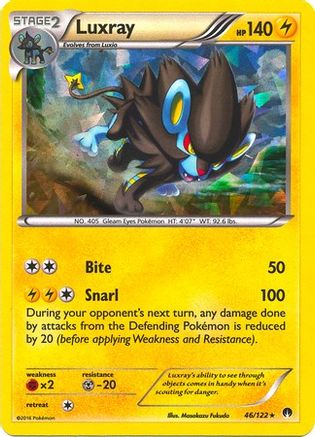 Image of Luxray 046/122  - Holofoil Deck Exclusives - Holo Rare