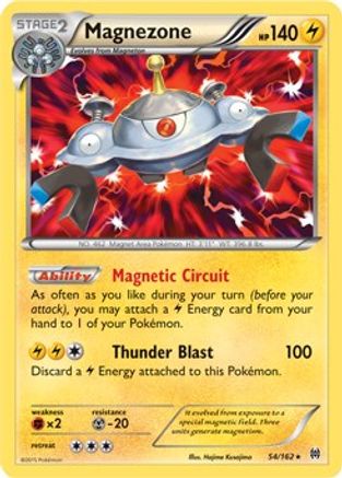 Image of Magnezone 054/162  Deck Exclusives - Rare