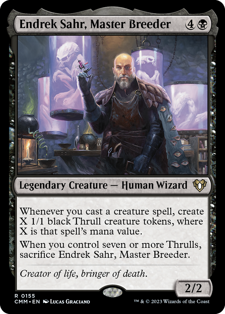 Image of Endrek Sahr, Master Breeder (CMM-155) - Commander Masters