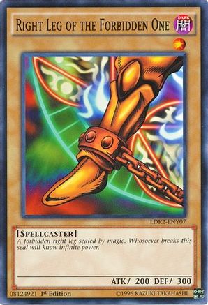 Image of Right Leg of the Forbidden One (LDK2-ENY07) - Legendary Decks II 1st Edition