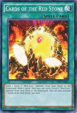 Image of Cards of the Red Stone (LDK2-ENJ25) - Legendary Decks II Unlimited