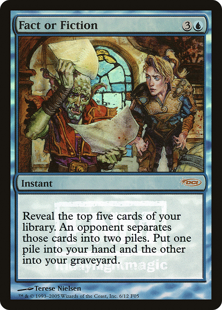 Image of Fact or Fiction (FNM-006) - Friday Night Magic 2005 Foil