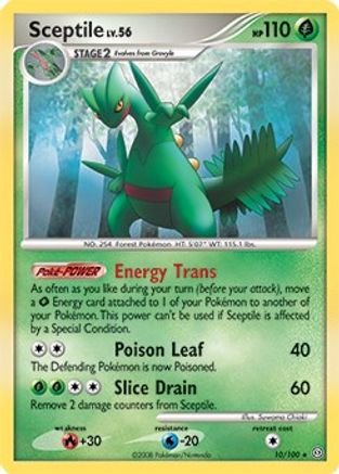 Image of Sceptile 010/100  Deck Exclusives - Rare