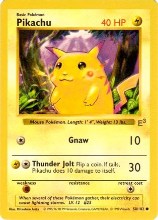 Image of Pikachu 058/102  Miscellaneous Cards & Products - Promo
