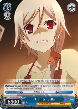 Image of Trainer, Sella (PI/EN-S04-E058 U) - Fate/kaleid liner PRISMA ILLYA DX