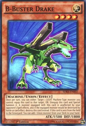 Image of B-Buster Drake (SDKS-EN002) - Structure Deck: Seto Kaiba 1st Edition