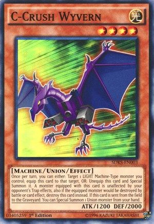 Image of C-Crush Wyvern (SDKS-EN003) - Structure Deck: Seto Kaiba Unlimited