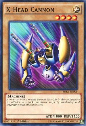 Image of X-Head Cannon (SDKS-EN005) - Structure Deck: Seto Kaiba 1st Edition