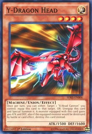 Image of Y-Dragon Head (SDKS-EN006) - Structure Deck: Seto Kaiba 1st Edition