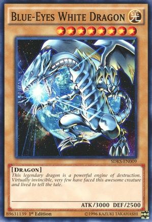Image of Blue-Eyes White Dragon (SDKS-EN009) - Structure Deck: Seto Kaiba 1st Edition