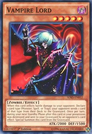 Image of Vampire Lord (SDKS-EN012) - Structure Deck: Seto Kaiba 1st Edition