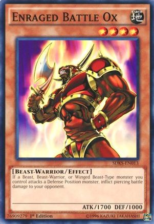 Image of Enraged Battle Ox (SDKS-EN013) - Structure Deck: Seto Kaiba Unlimited