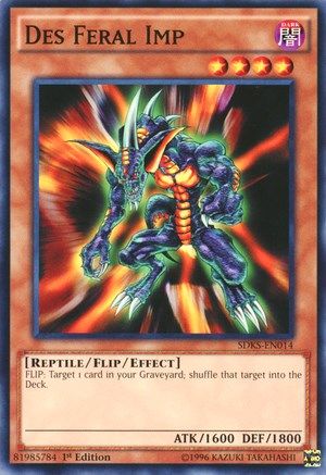Image of Des Feral Imp (SDKS-EN014) - Structure Deck: Seto Kaiba 1st Edition