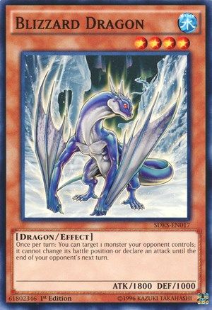 Image of Blizzard Dragon (SDKS-EN017) - Structure Deck: Seto Kaiba 1st Edition