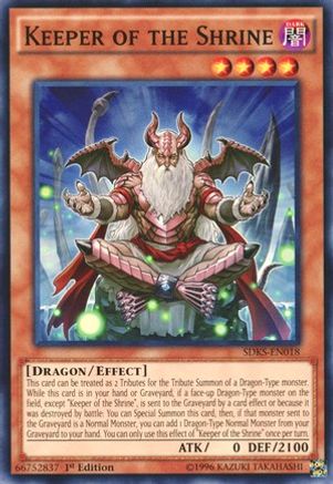 Image of Keeper of the Shrine (SDKS-EN018) - Structure Deck: Seto Kaiba 1st Edition