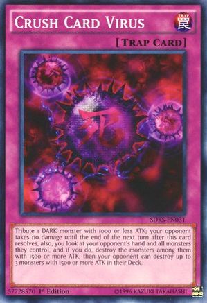 Image of Crush Card Virus (SDKS-EN031) - Structure Deck: Seto Kaiba Unlimited