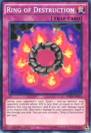 Image of Ring of Destruction (SDKS-EN033) - Structure Deck: Seto Kaiba 1st Edition