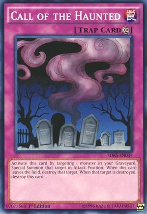 Image of Call of the Haunted (SDKS-EN037) - Structure Deck: Seto Kaiba 1st Edition