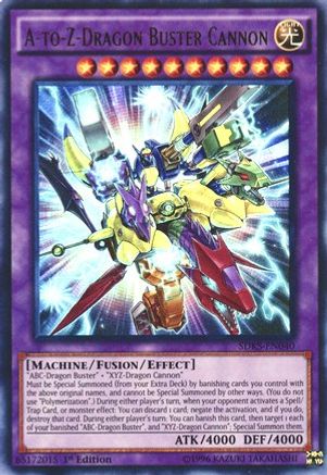 Image of A-to-Z-Dragon Buster Cannon (SDKS-EN040) - Structure Deck: Seto Kaiba 1st Edition
