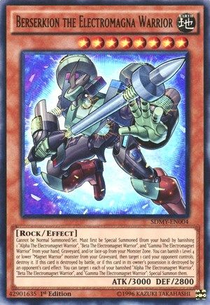 Image of Berserkion the Electromagna Warrior (SDMY-EN004) - Structure Deck: Yugi Muto 1st Edition