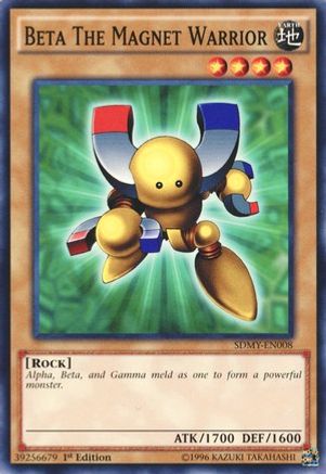 Image of Beta The Magnet Warrior (SDMY-EN008) - Structure Deck: Yugi Muto 1st Edition