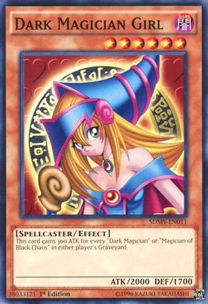 Image of Dark Magician Girl (SDMY-EN011) - Structure Deck: Yugi Muto 1st Edition