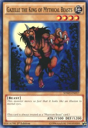 Image of Gazelle the King of Mythical Beasts (SDMY-EN017) - Structure Deck: Yugi Muto 1st Edition