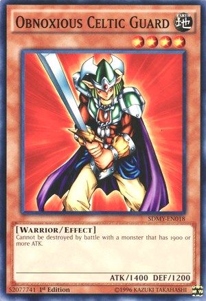 Image of Obnoxious Celtic Guard (SDMY-EN018) - Structure Deck: Yugi Muto 1st Edition