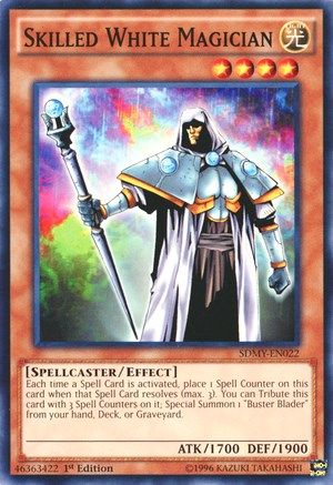 Image of Skilled White Magician (SDMY-EN022) - Structure Deck: Yugi Muto 1st Edition