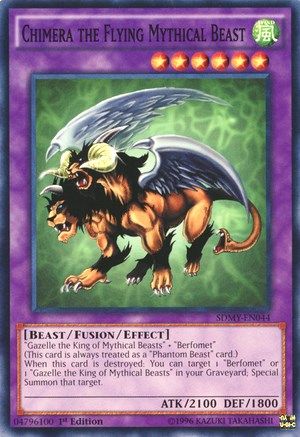 Image of Chimera the Flying Mythical Beast (SDMY-EN044) - Structure Deck: Yugi Muto 1st Edition