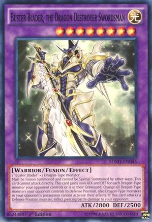 Image of Buster Blader, the Dragon Destroyer Swordsman (SDMY-EN045) - Structure Deck: Yugi Muto 1st Edition