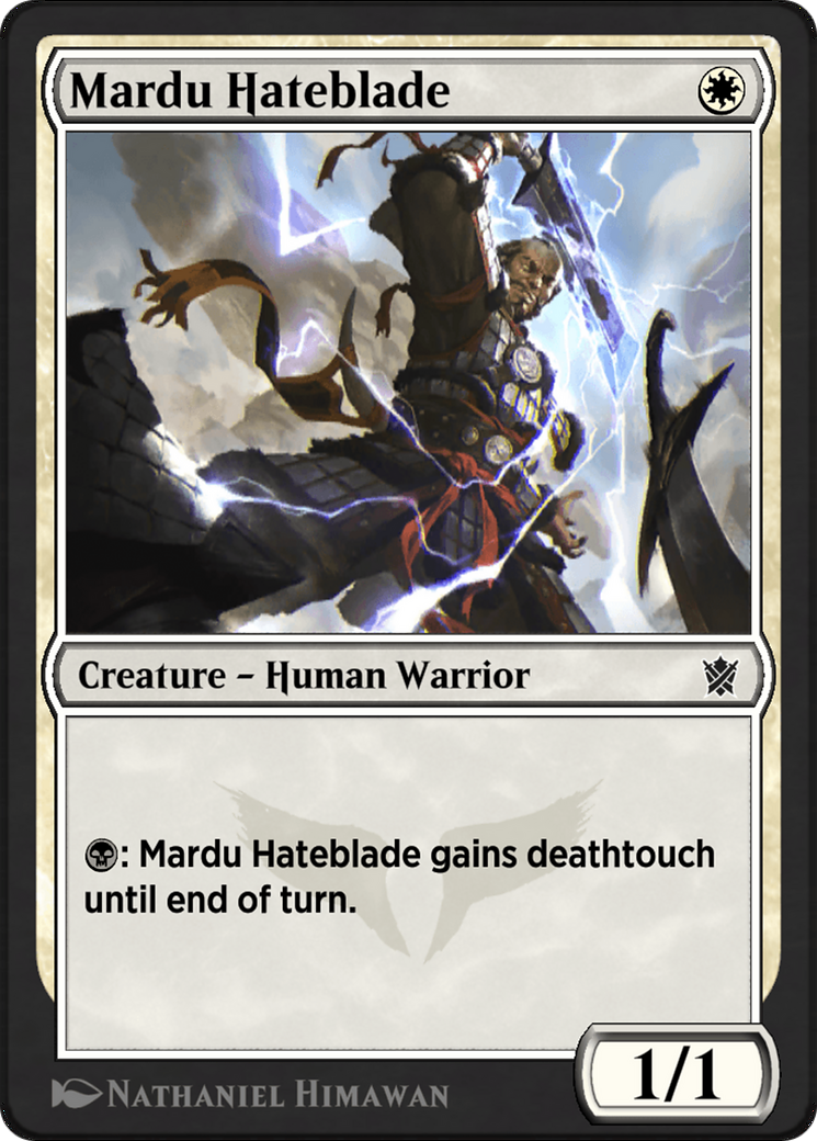 Image of Mardu Hateblade (KTK-16Y) - Khans of Tarkir