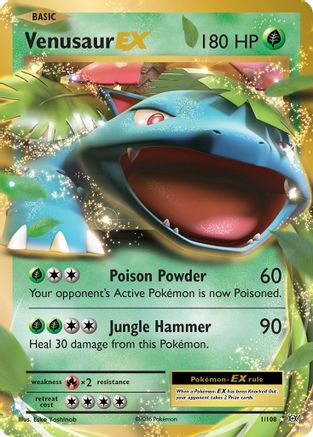 Image of Venusaur EX 001/108  - Holofoil XY  Evolutions - Ultra Rare