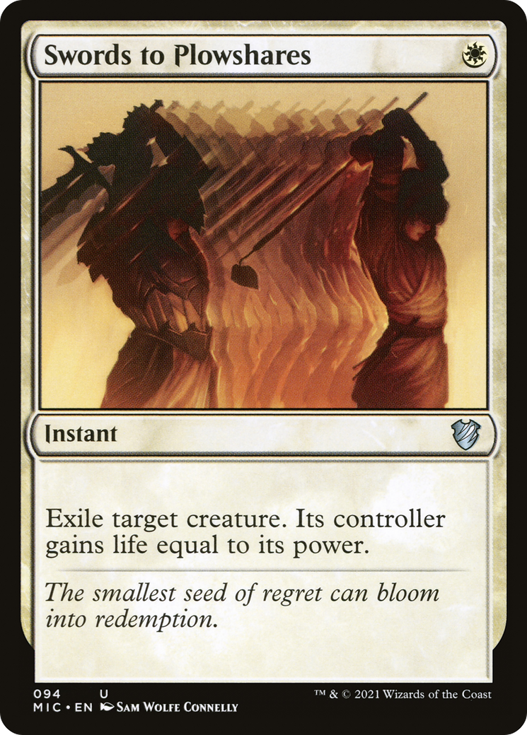 Image of Swords to Plowshares (MIC-094) - Midnight Hunt Commander
