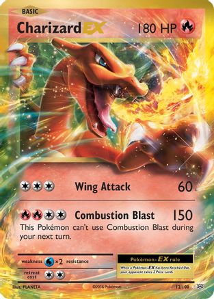 Image of Charizard EX 012/108  - Holofoil XY  Evolutions - Ultra Rare